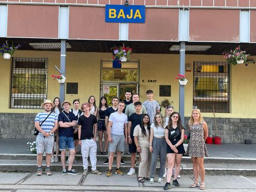 Tanulóink bajai gyakorlaton