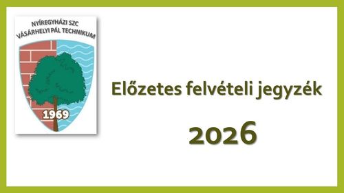 Előzetes felvételi jegyzék