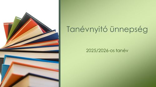 Tanévnyitó ünnepség