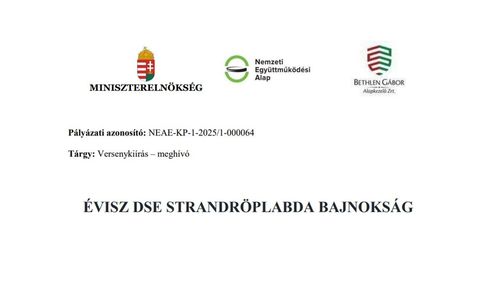 ÉVISZ DSE STRANDRÖPLABDA BAJNOKSÁG